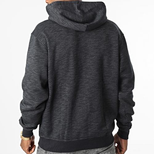 Sweat Capuche A Bandes 1373813 Gris Anthracite Chiné