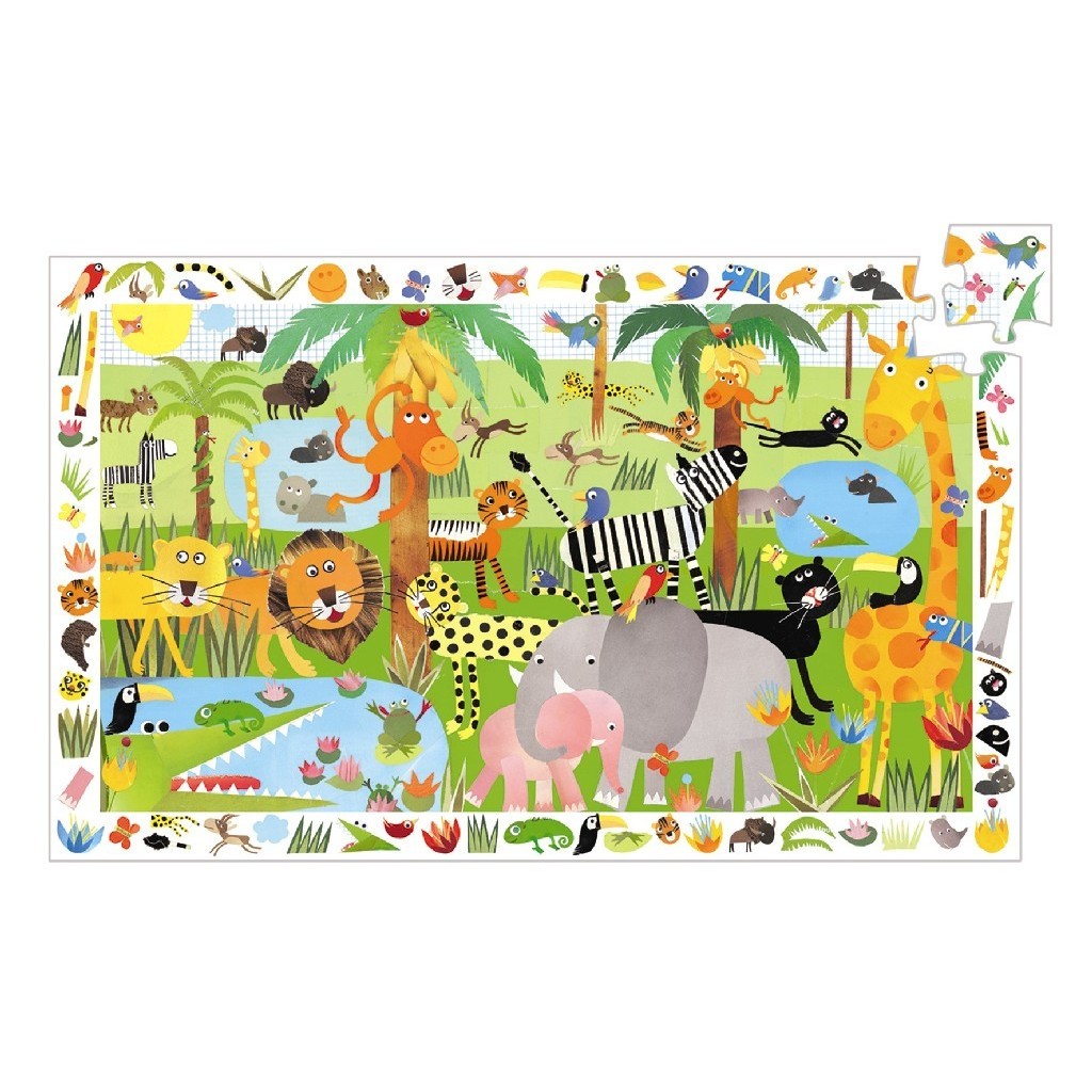 Puzzle observation - Jungle - 35 pièces
