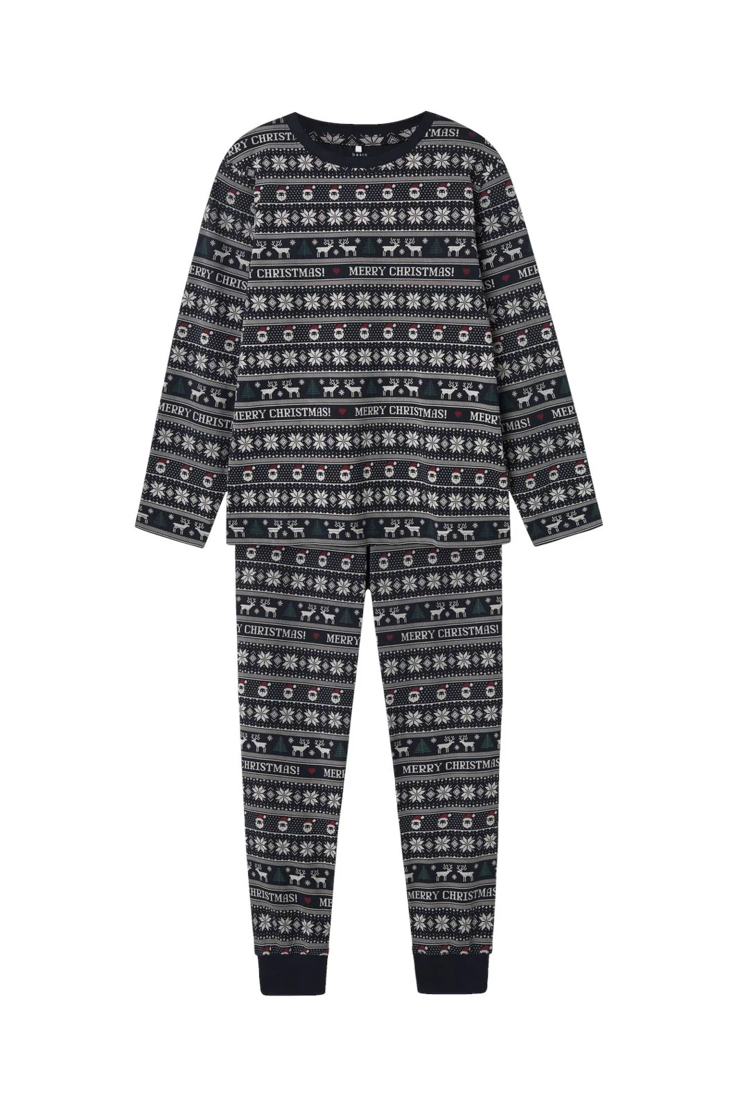 Name It Nknvismas Ls Nightset 4668405 dark sapphire merry christmas