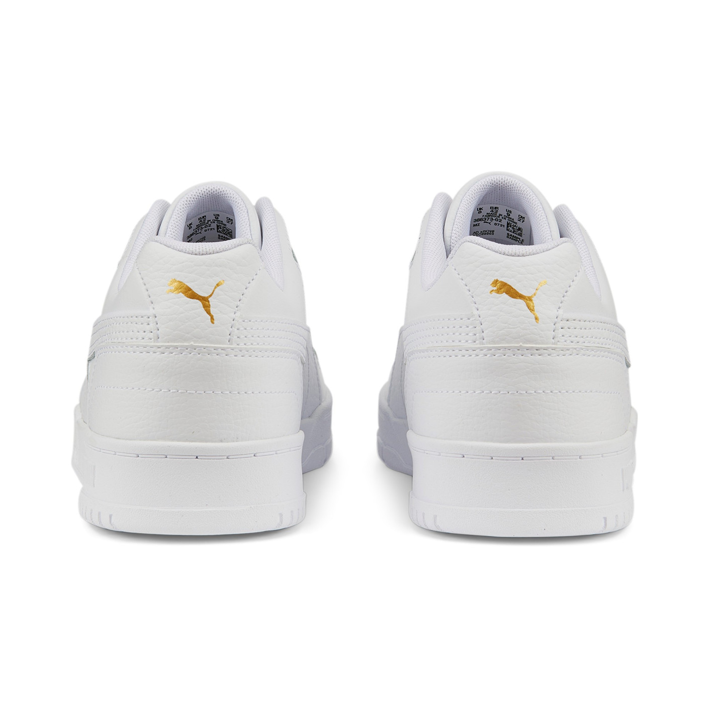 PUMA Rebound Game Low Sneakers Wit Goud