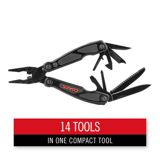 Coast LED135 Micro Pliers/Multitool zwart