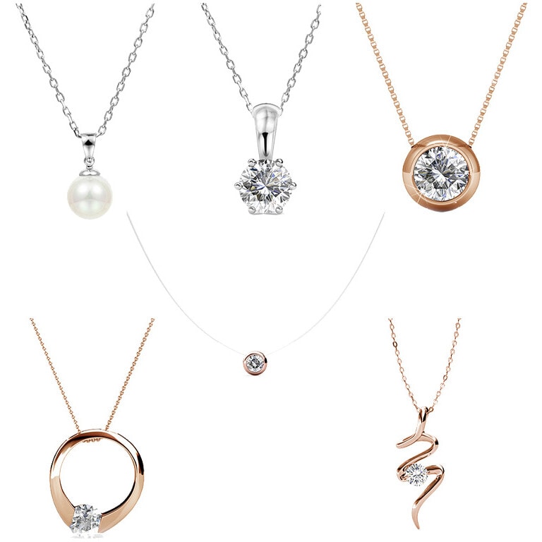 Calendrier de l'Avent - Miss Noël - laiton plaqué rhodium argenté & laiton plaqué or rose 18 k