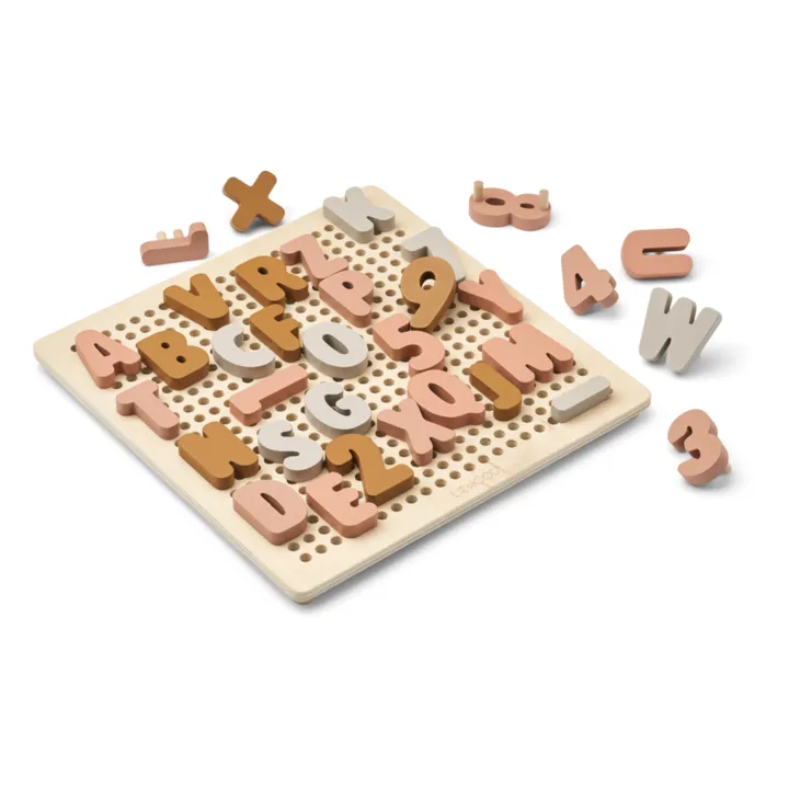 Liewood Alphabet Ainsley | Tuscany rose multi mix