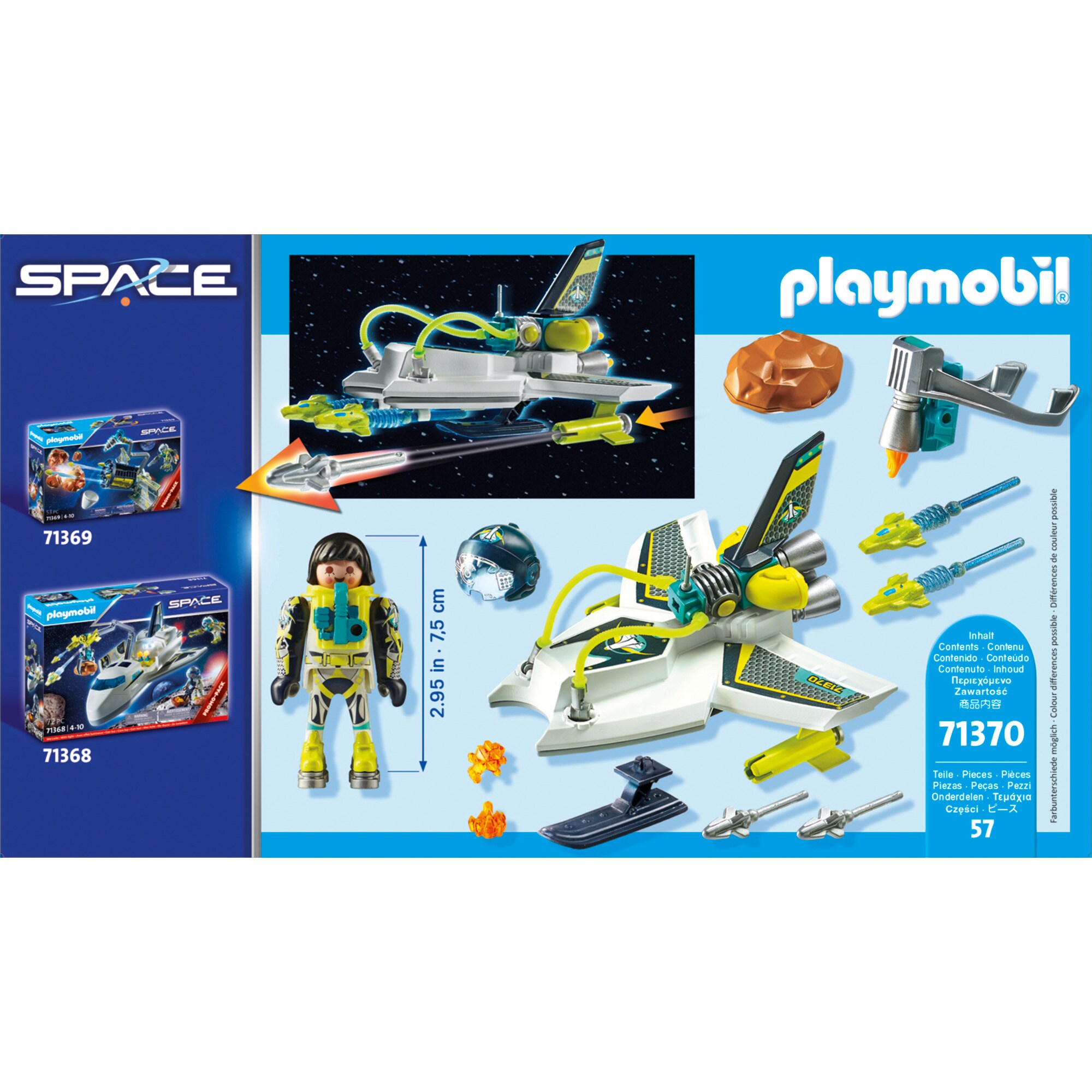PLAYMOBIL Konstruktionsspielzeug Space Hightech Space-Drohne