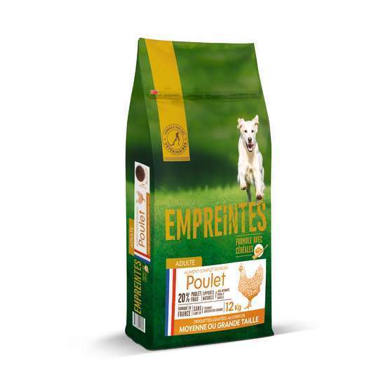 Croquettes Chien moyenne & grande taille au poulet avec céréales 12kg