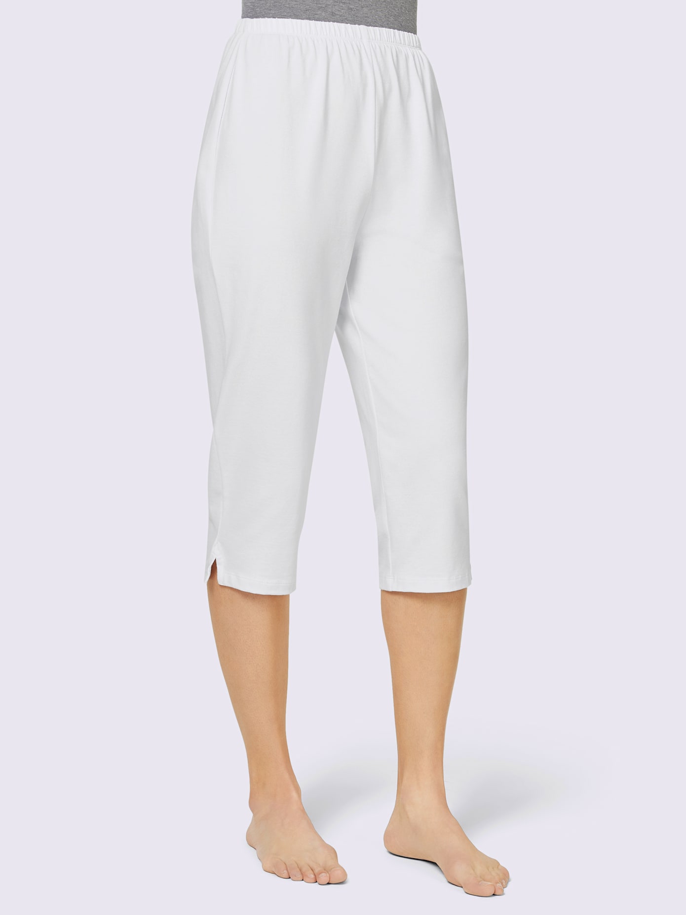 Lot de 2 pantalons corsaires en jersey doux