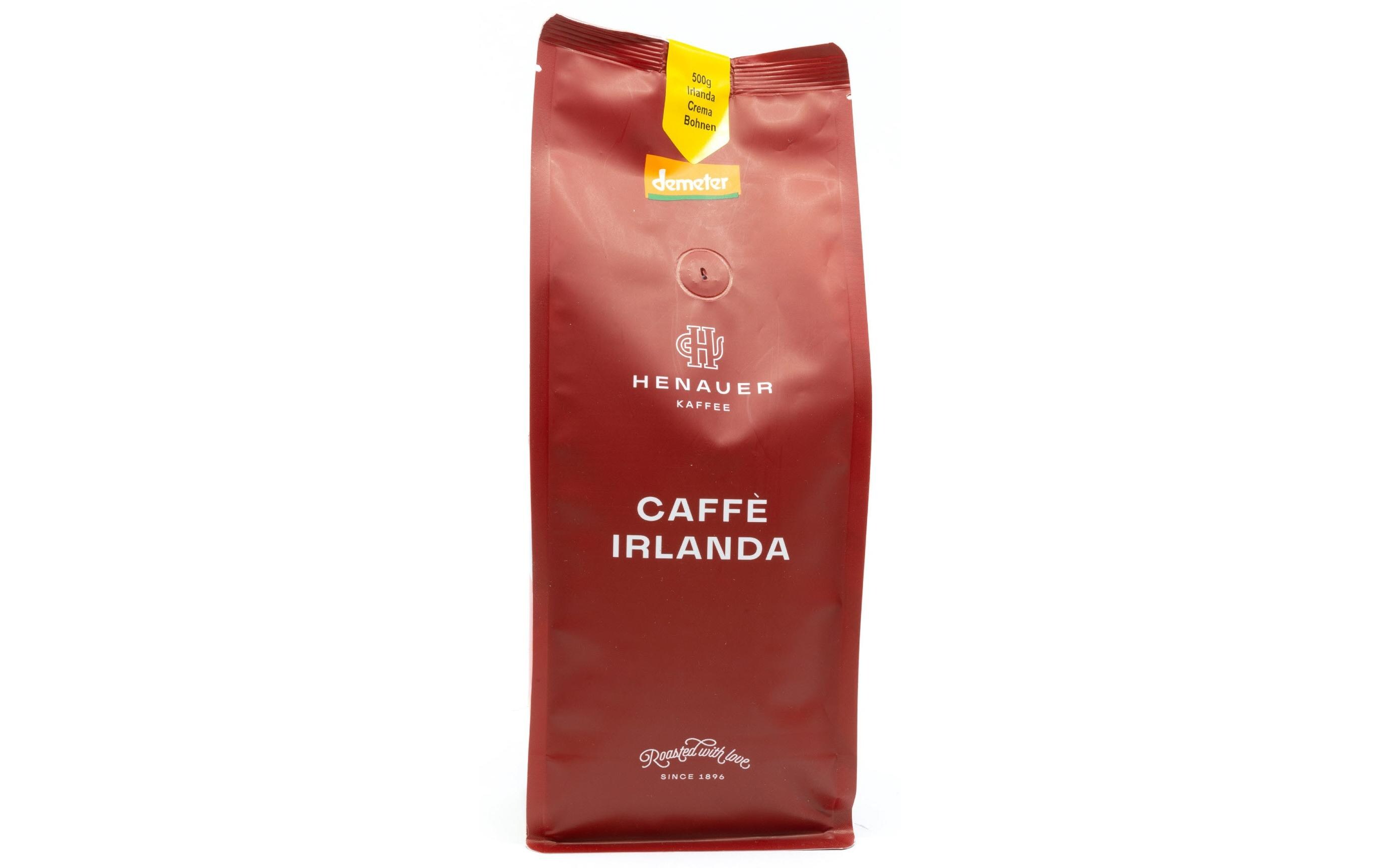 Kaffeebohnen Bio Demeter Irlanda Crema 500 gBio Demeter Kaffee Irlanda Crema Bohnen