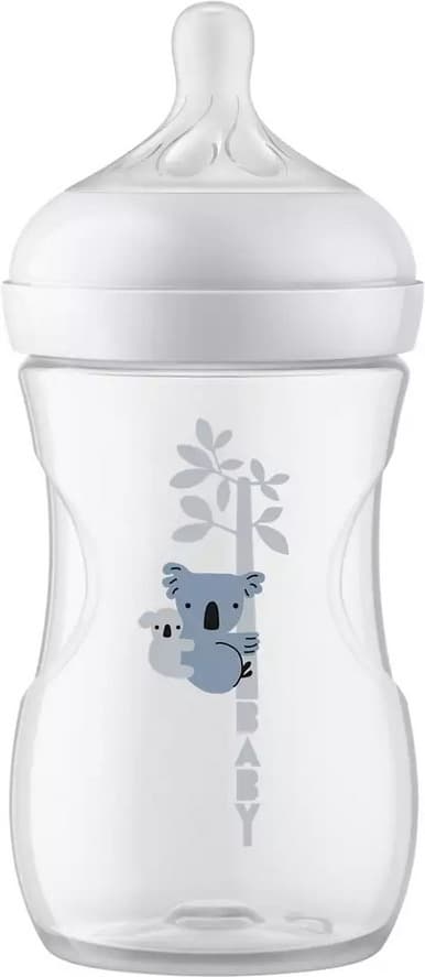 Philips Avent SCY903/67 Natural Response sutteflaske, 260 ml, koala