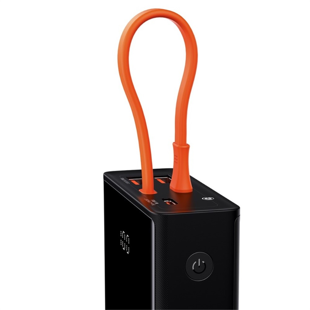 (65W) 20000mAh Dual USB A / USB C Powerbank Ladegerät mit LED Anzeige - Schwarz