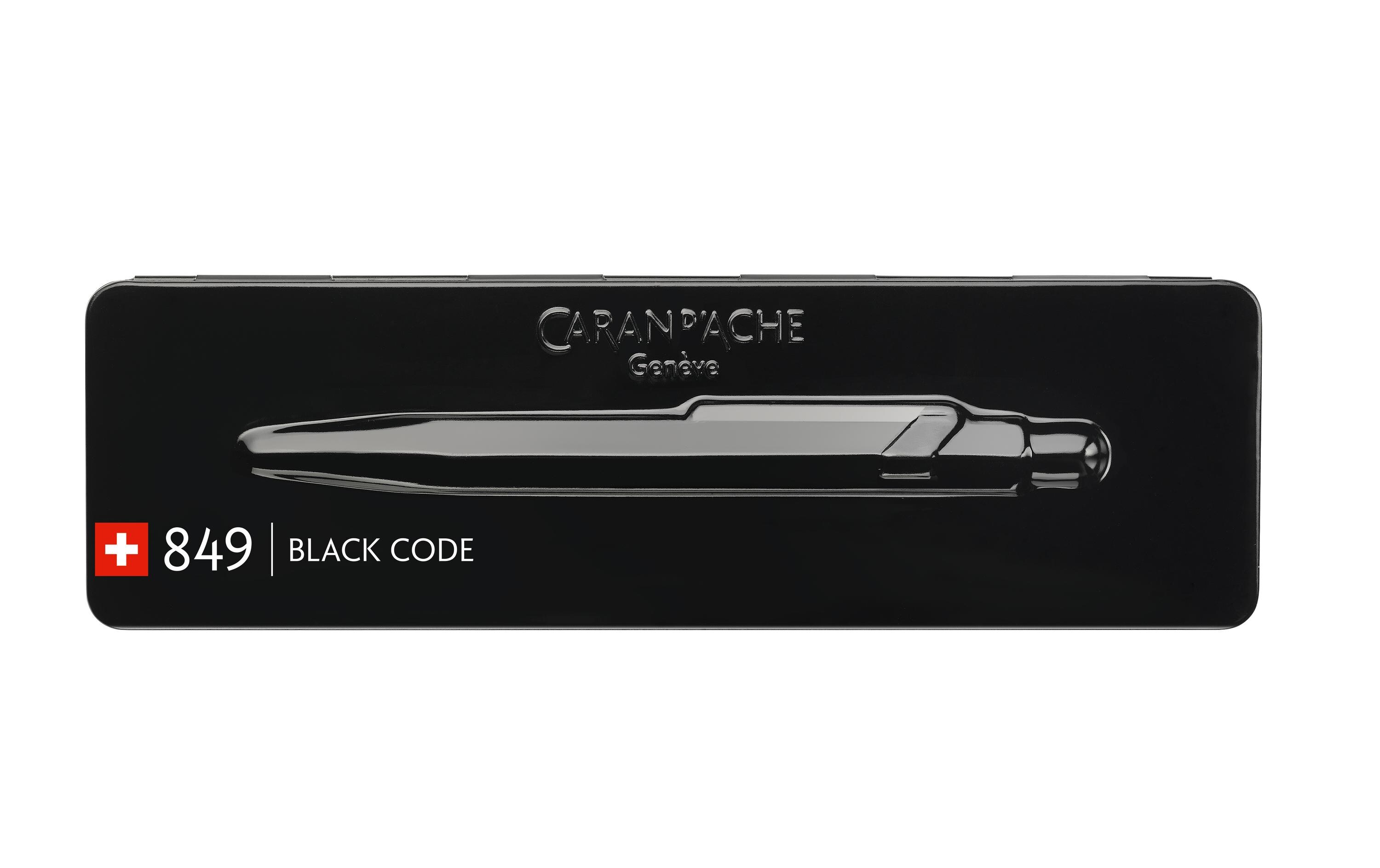 Kugelschreiber 849 Black Code Schwarz mattStilvoller und langlebiger Kugelschreiber