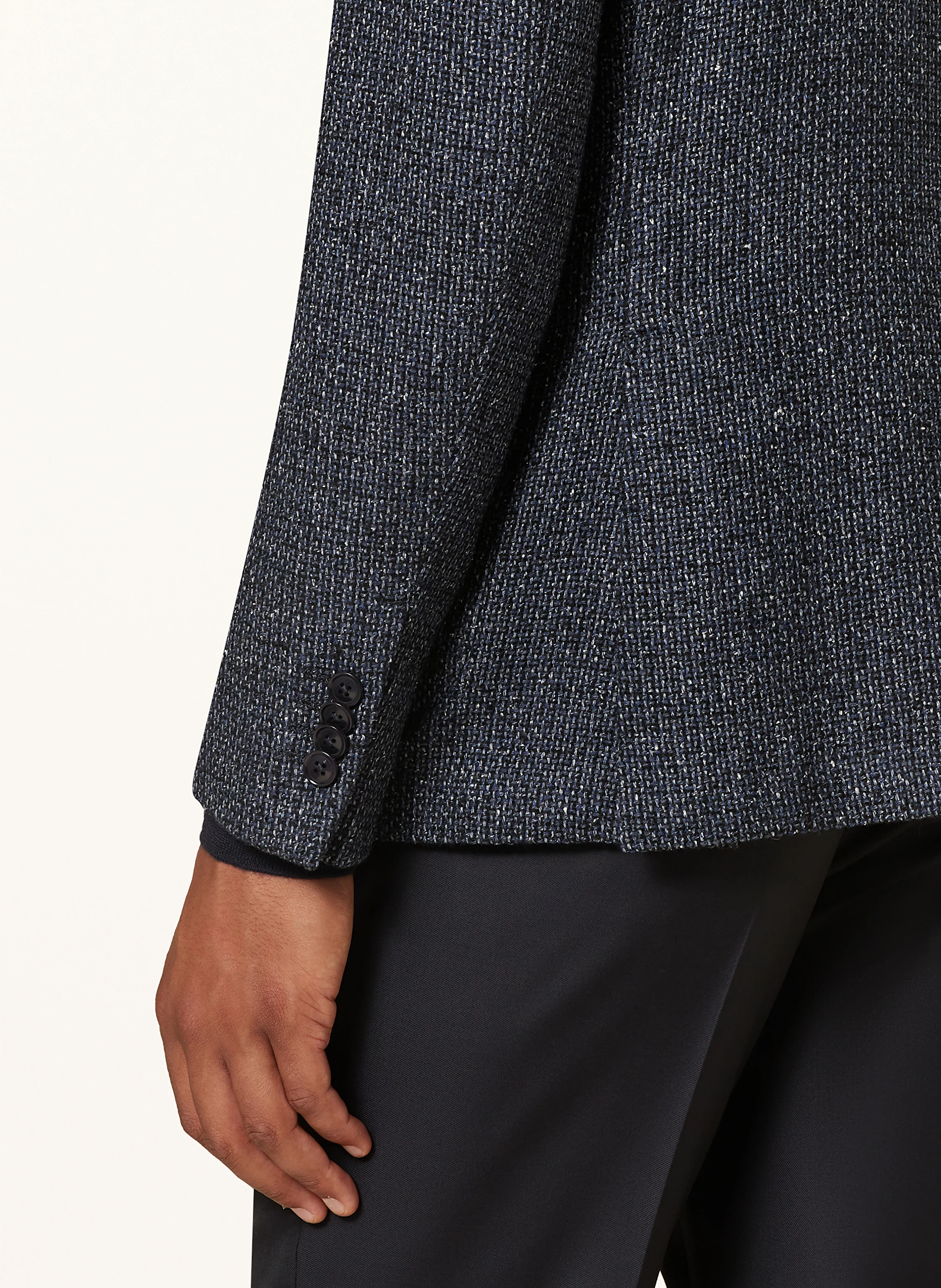 ZEGNA Tweed-Sakko Extra Slim Fit mit Seide