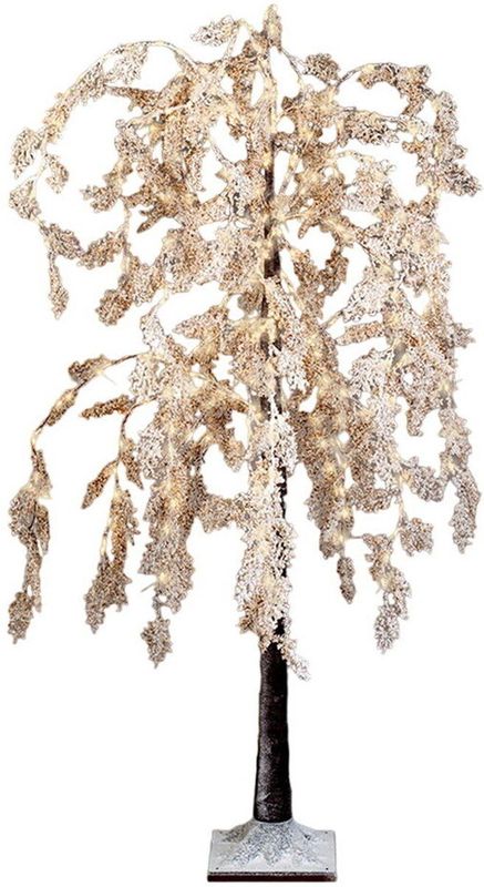 Lumineo - Snowfall - Kerstboom - Wit - Wilg - MicroLED - Ø 70 x 180 cm