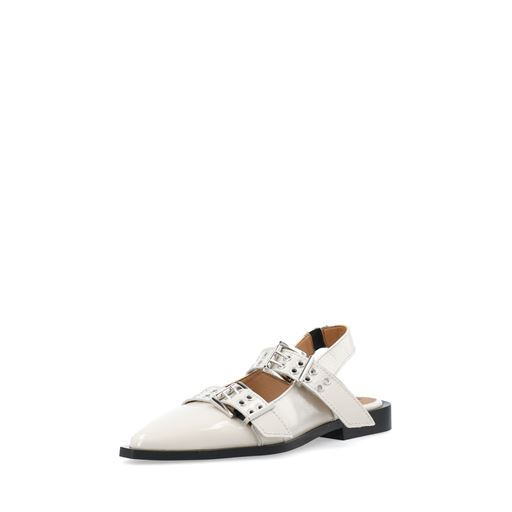 Bianco BIAVictoria Slingback Ballerinasko, Off White Nappalak, 41