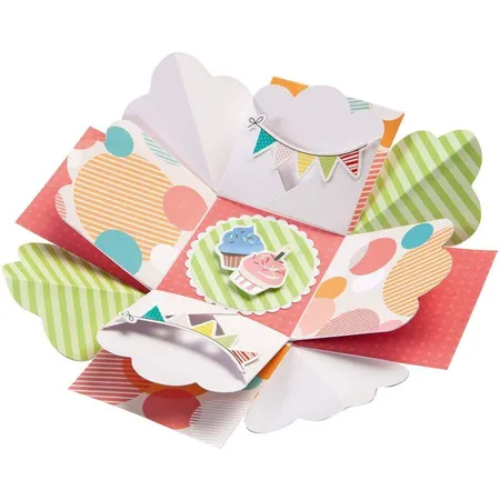 Folia Bastelset Explosionsbox Party