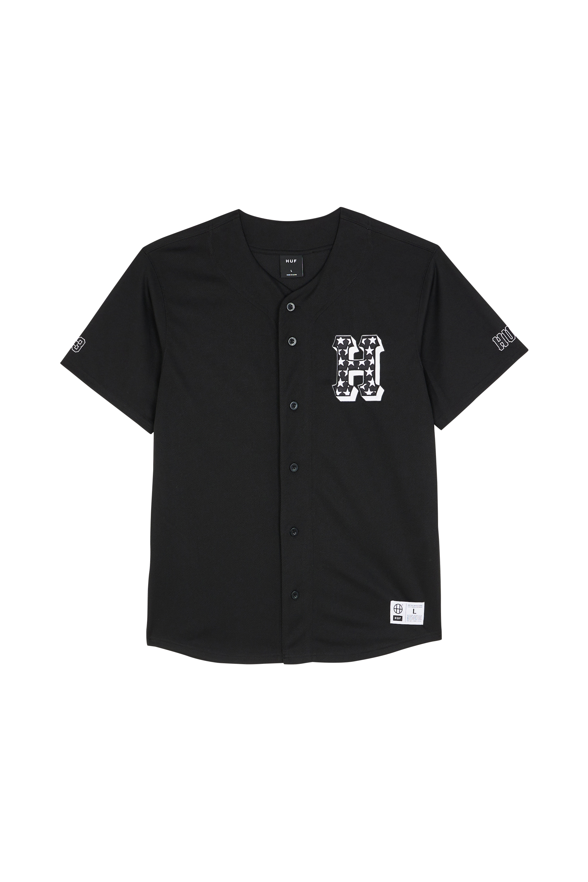 HUF Jersey H-STAR BASEBAL Noir