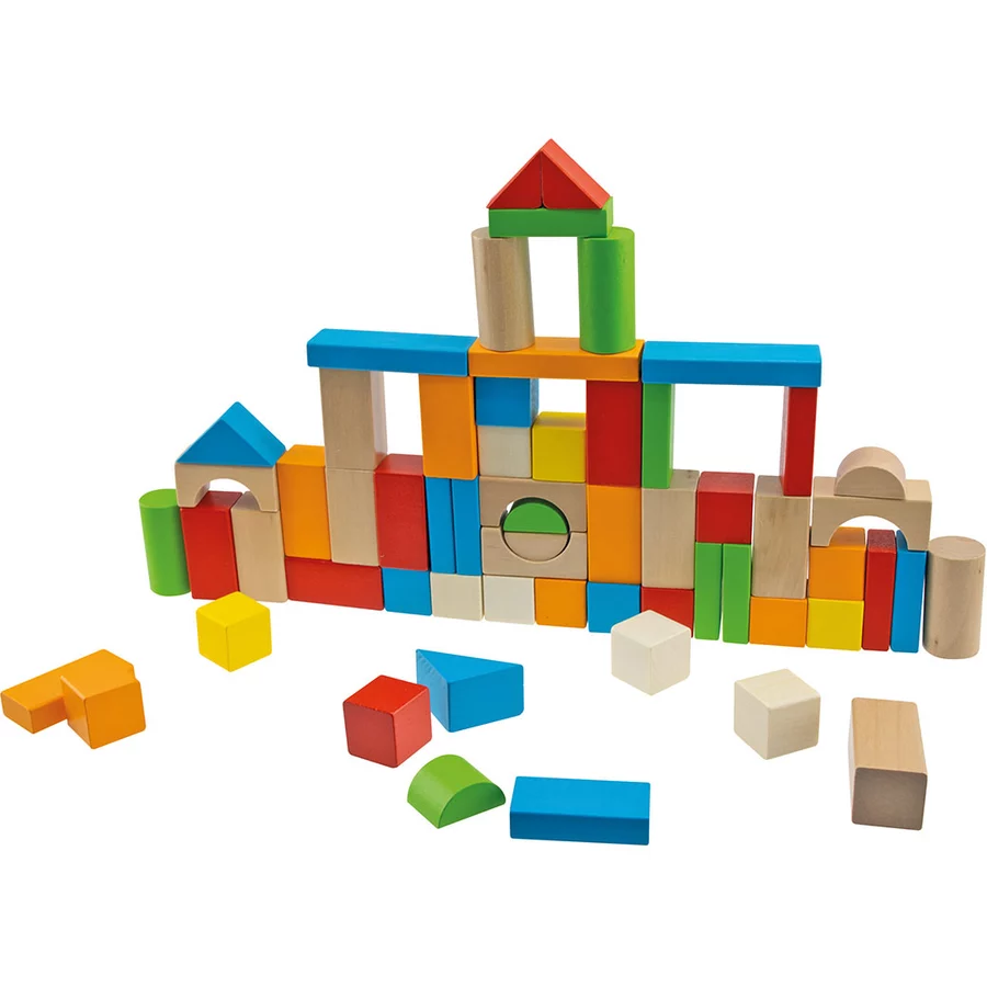 BLS Holzklötzchen in Stecktrommel - Set 100