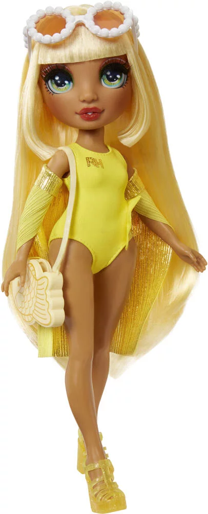 RAINBOW HIGH SWIM ET STYLE POUPEE MANNEQUIN 27CM - SUNNY JAUNE