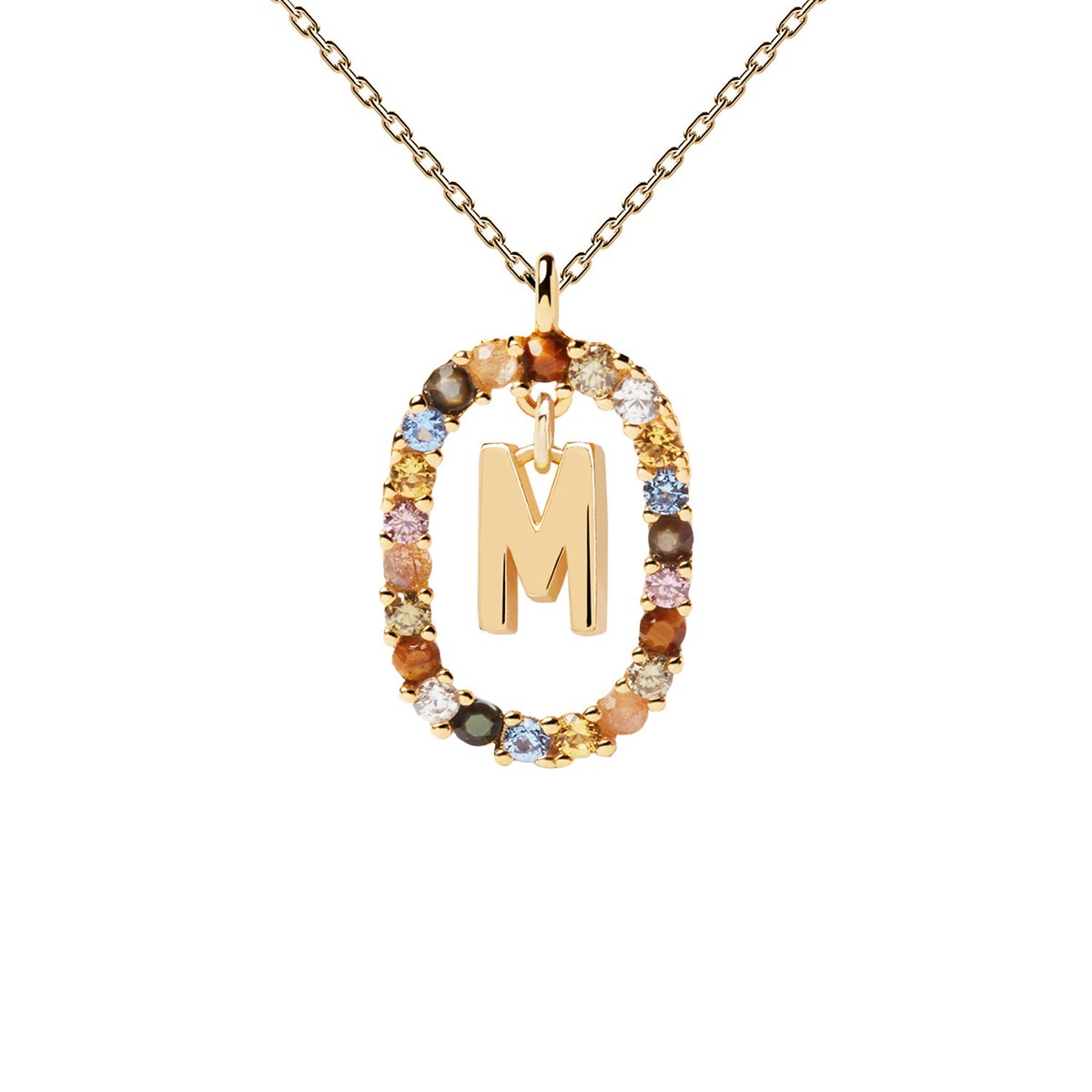Collier PDPaola Lettre M Collection New Letters