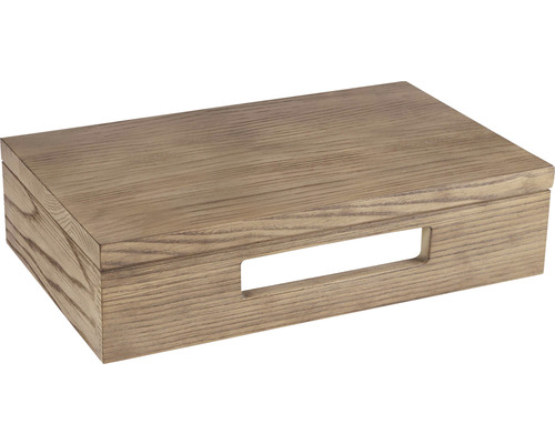 Verschil wastafelset HURA L, wastafel 28 cm beton en planchet 40 cm in eiken 38.006.18