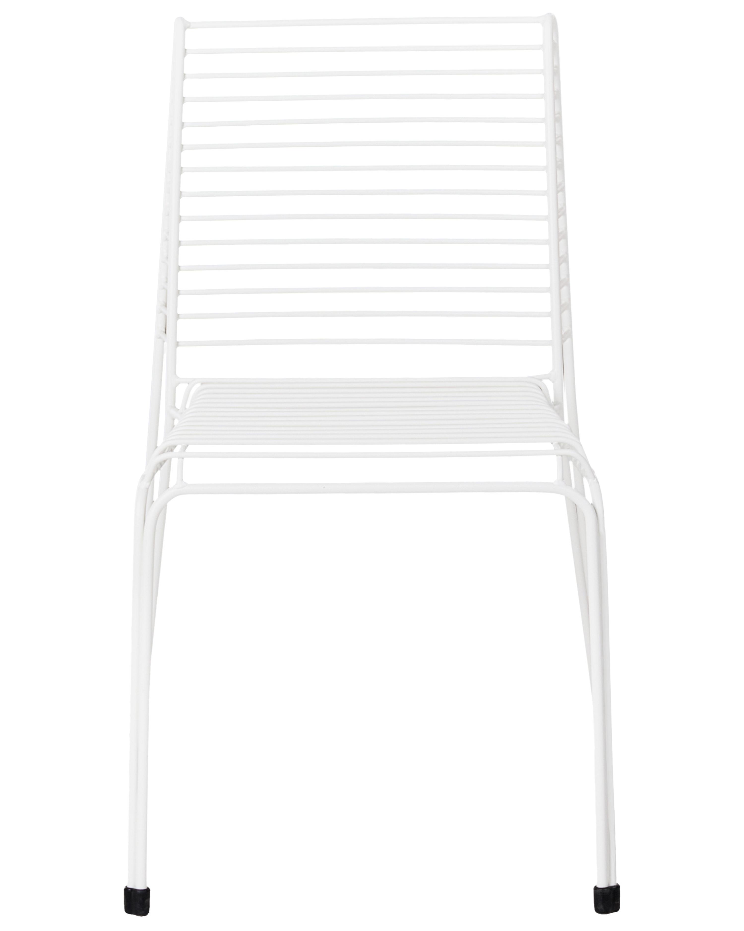 Set van 2 tuinstoelen CHIEVE Metaal Wit