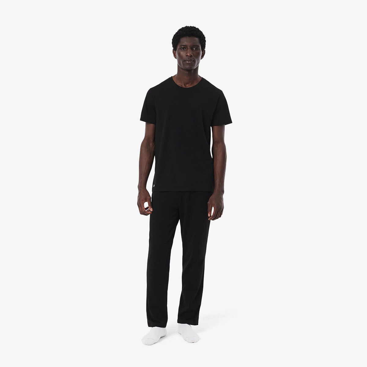 LACOSTE<br>Conjunto de 3 camisetas de algodão