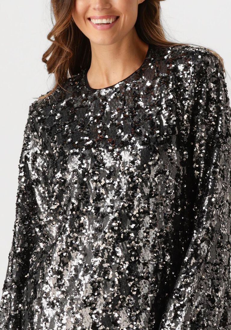grijze gestuz mini jurk salinagz dress