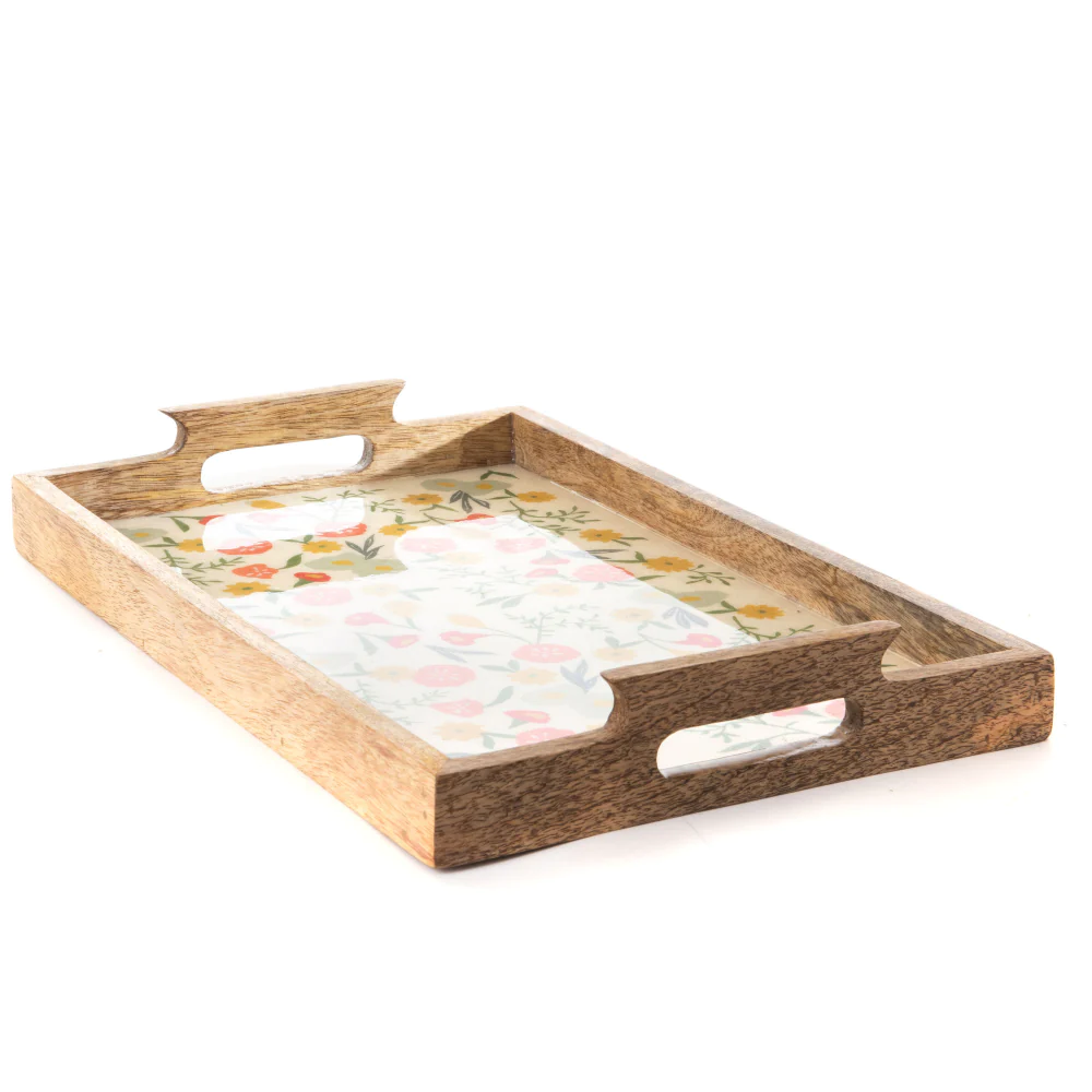 Plateau Flore rectangle 40x25 cm Amadeus