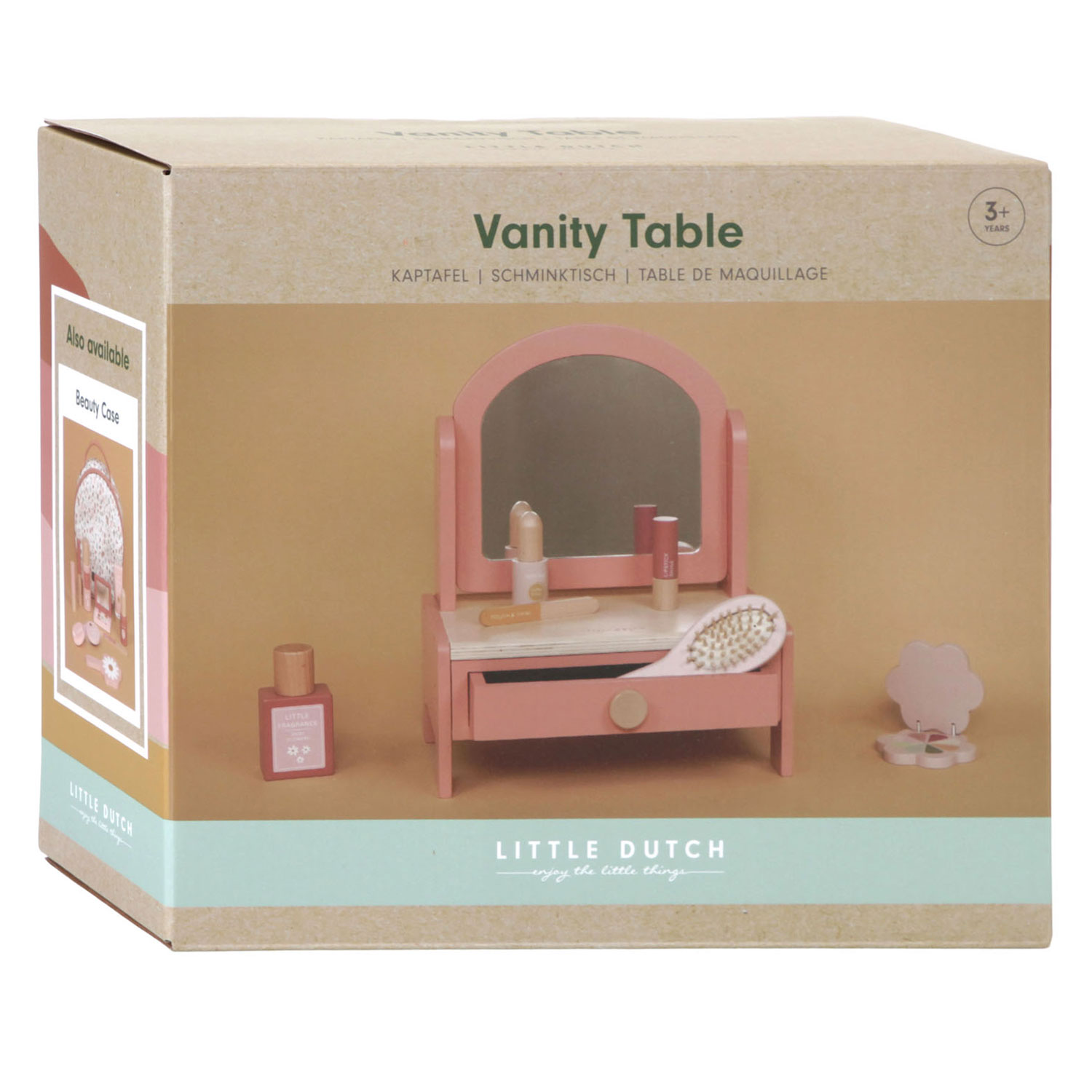 Little Dutch Houten Kaptafel Roze FSC