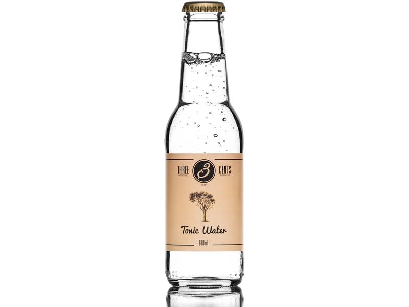 Three Cents Soft-Drinks Tonic Water 6 x 0.2 l Erfrischungsgetränk mit Tonicgeschmack
