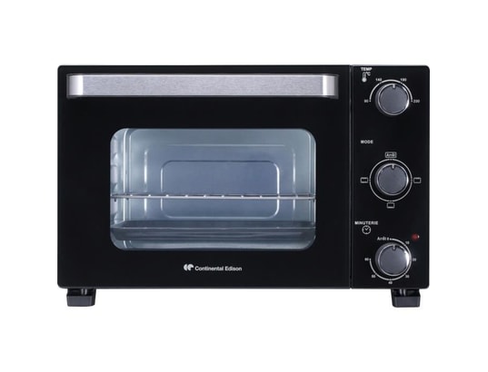 CONTINENTAL EDISON - Cemf22b - minifour électrique 22l noir - 1300w - rotissoire...