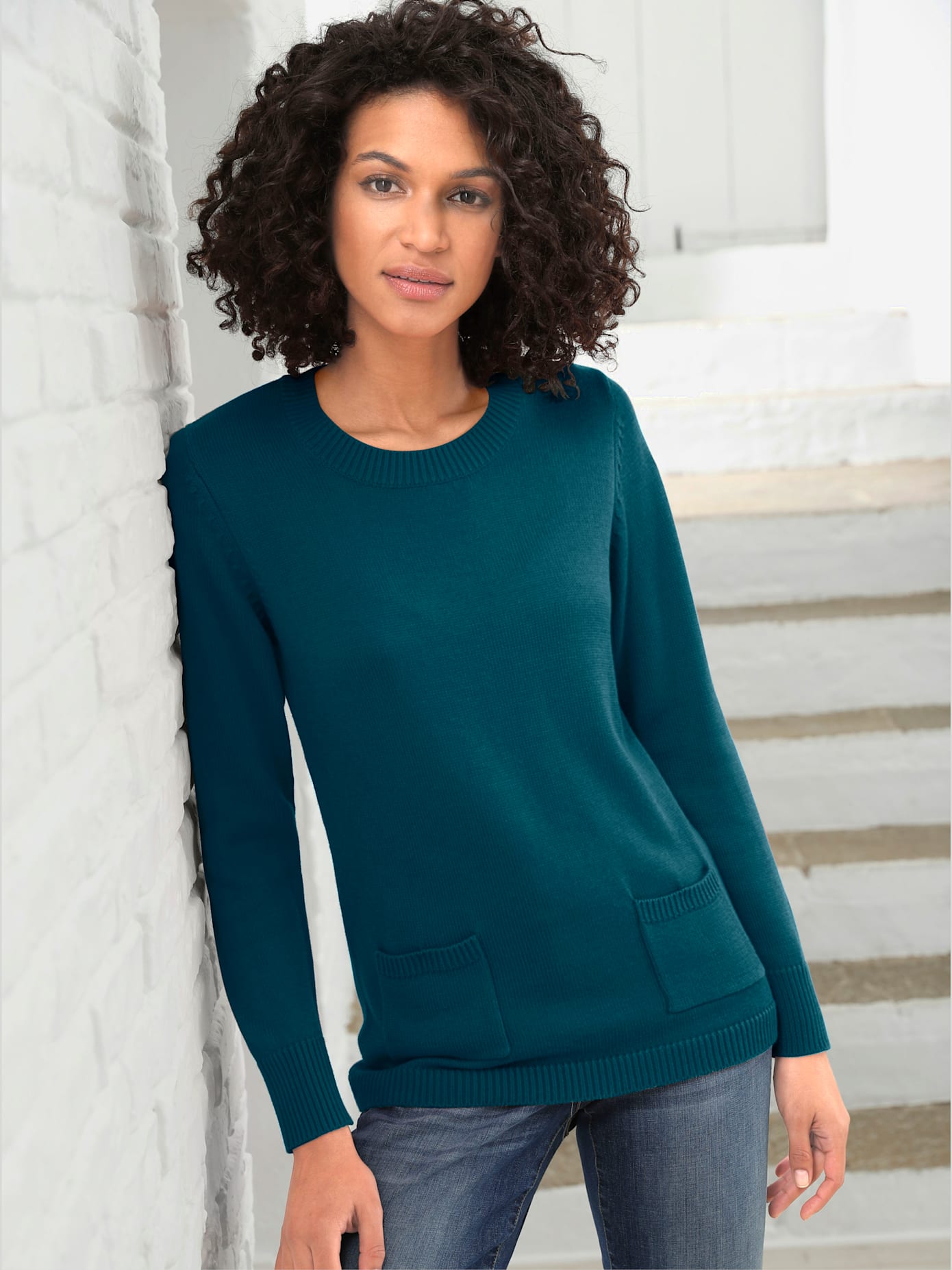Pull encolure ronde différents coloris