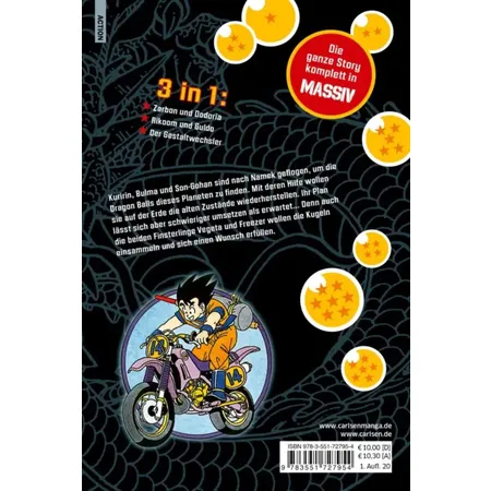 Carlsen Verlag Dragon Ball Massiv 8 von Akira Toriyama