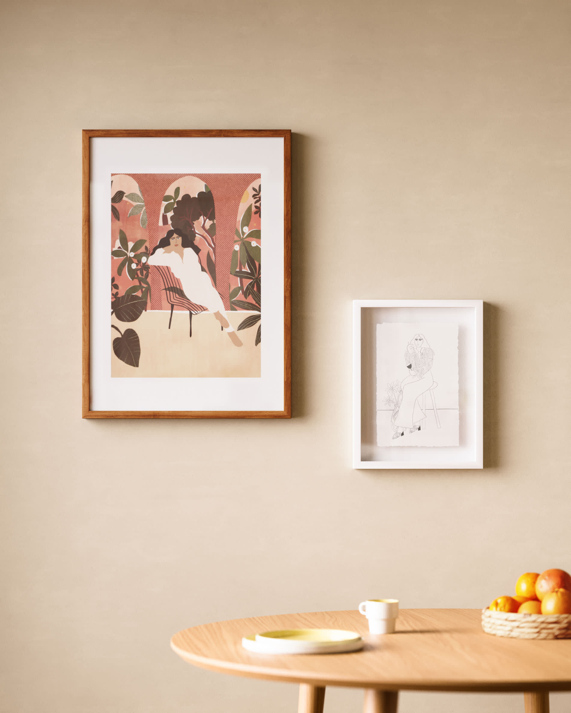 Kave Home Oqui Eettafel Uitschuifbaar Rond - 120|200 x 120 cm - Eiken