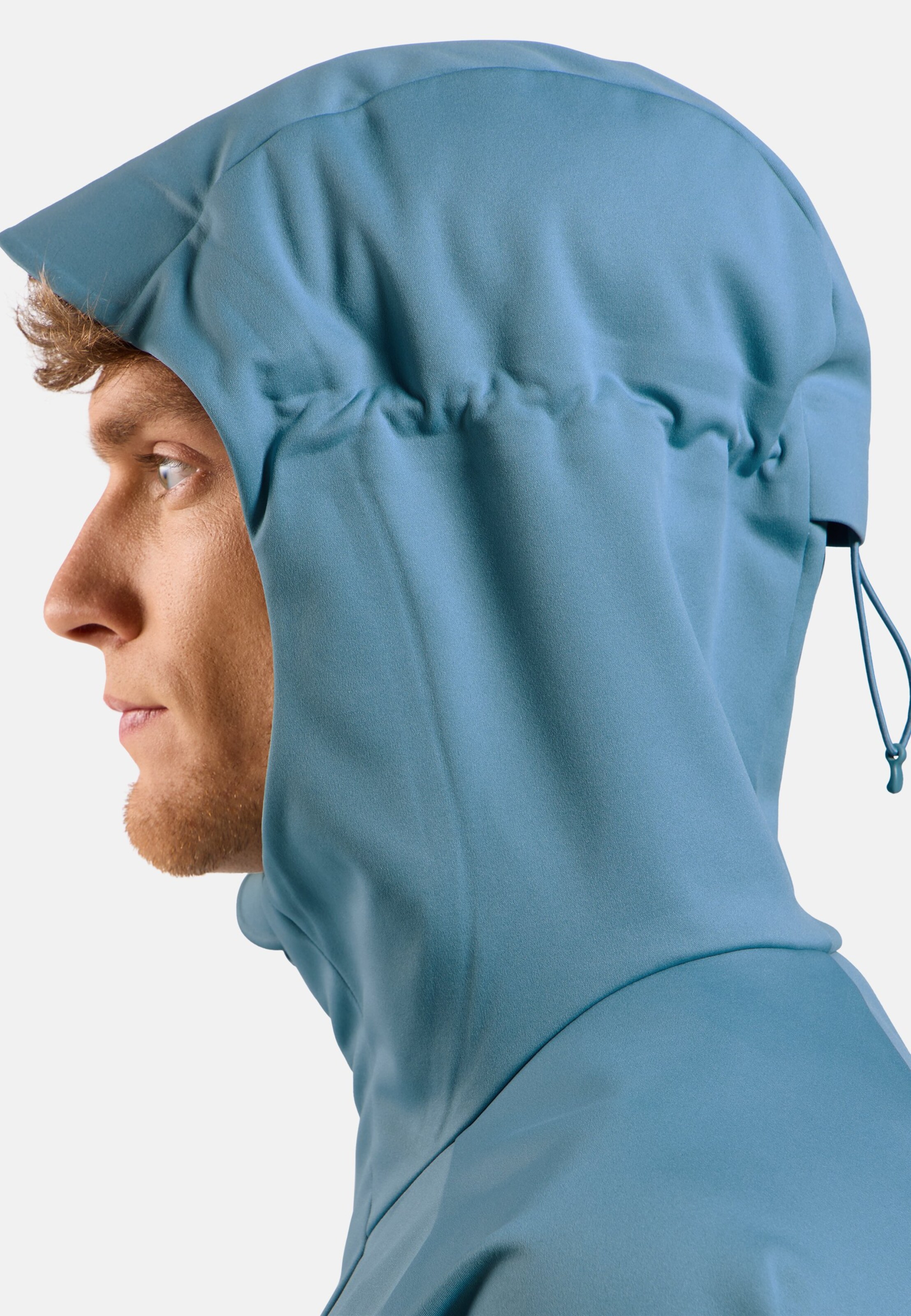 Winddichte Zeroweight X-Warm Langlaufjacke in provincial blue