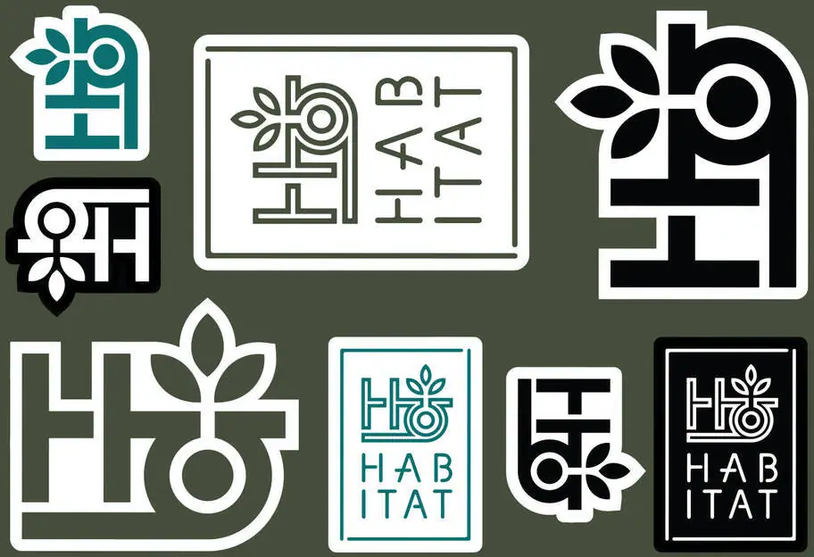 Habitat Logo Klistermærkeark - Skateboards | SkatePro