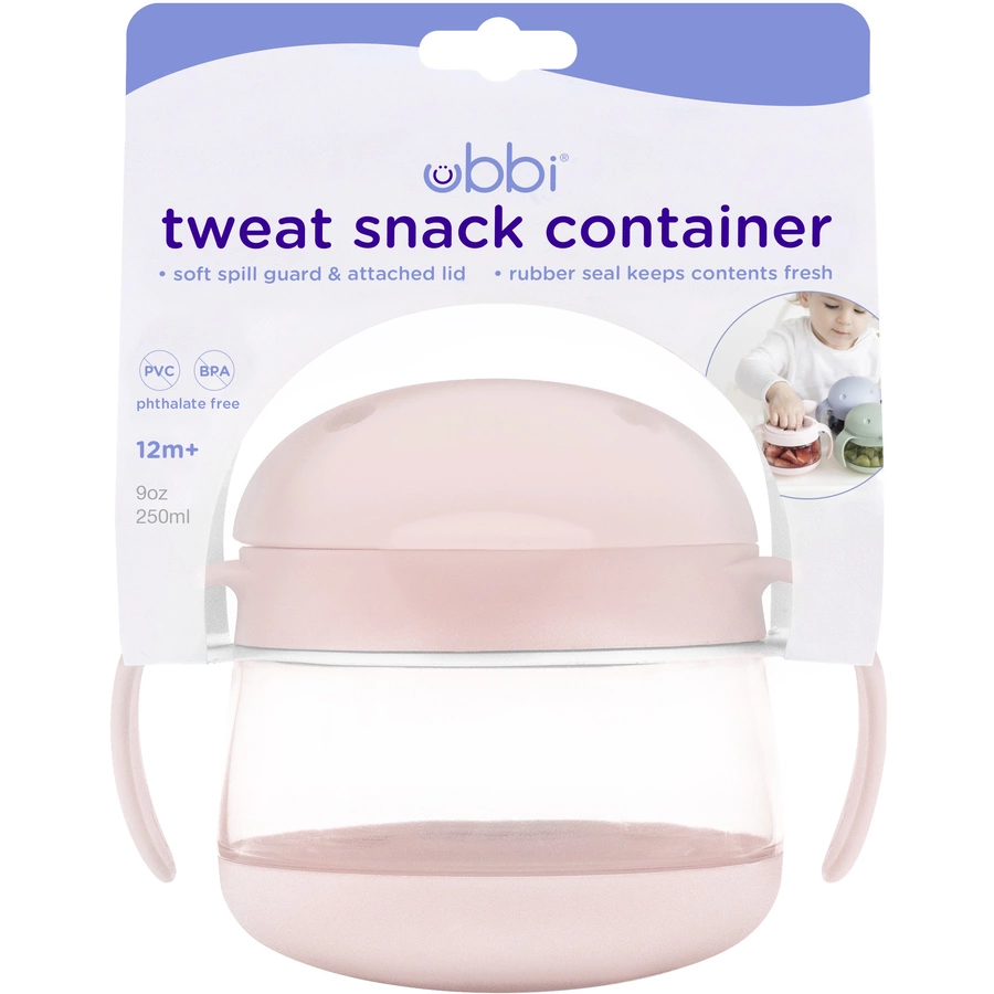 ubbi® Snack-Container, rot-rosa