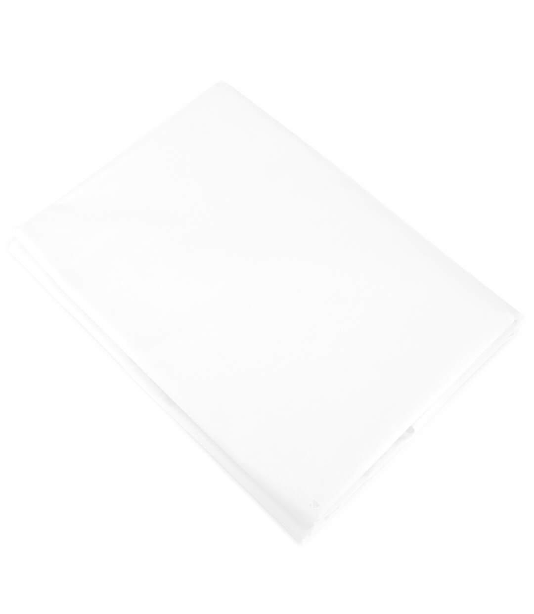 Housse de couette uni 240x260 cm pur percale PRIMO Blanc