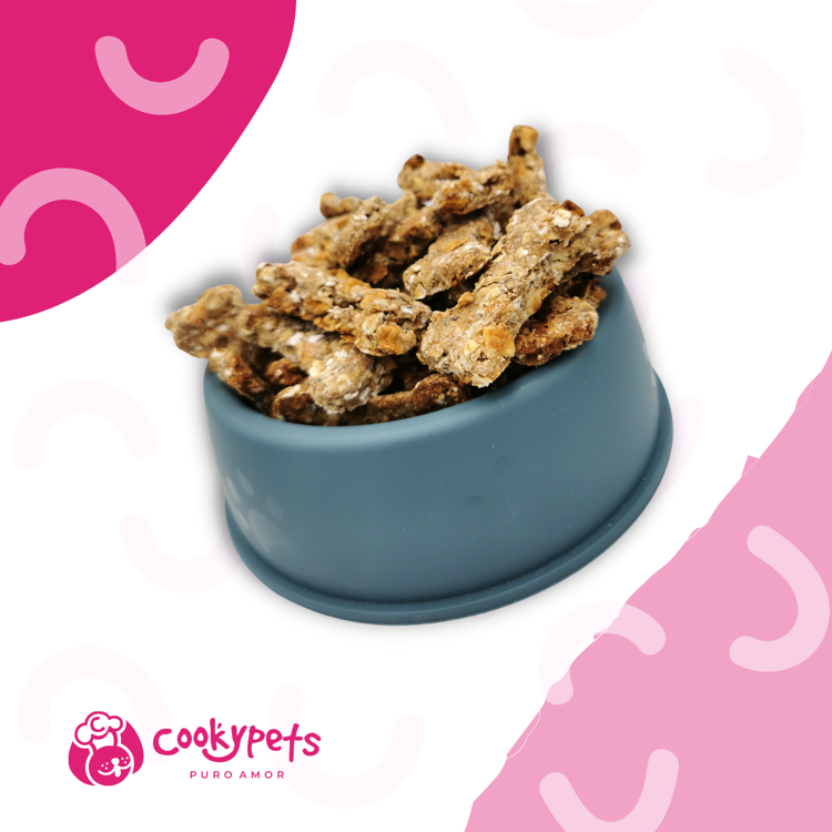 Biscoitos caseiros de maçã para cachorro. Receitas de biscoitos para fazer em casa. COOKYPETS