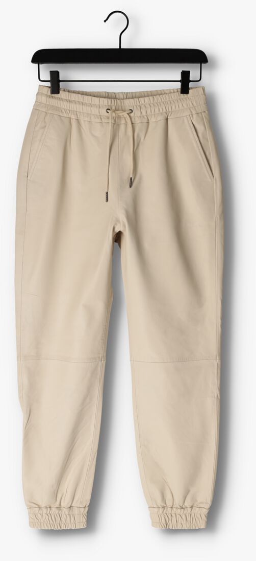 CO\\'COUTURE ecru co'couture pantalon shiloh leather joggers