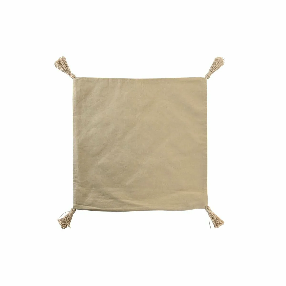 DKD Home Decor Housse de coussin - Frange Multicouleur 50x50 cm