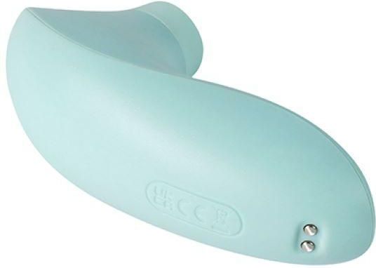 Svakom - Pulse Lite Neo - Luchtdruk Vibrator - Licht Blauw - ABS, Siliconen, Metaal