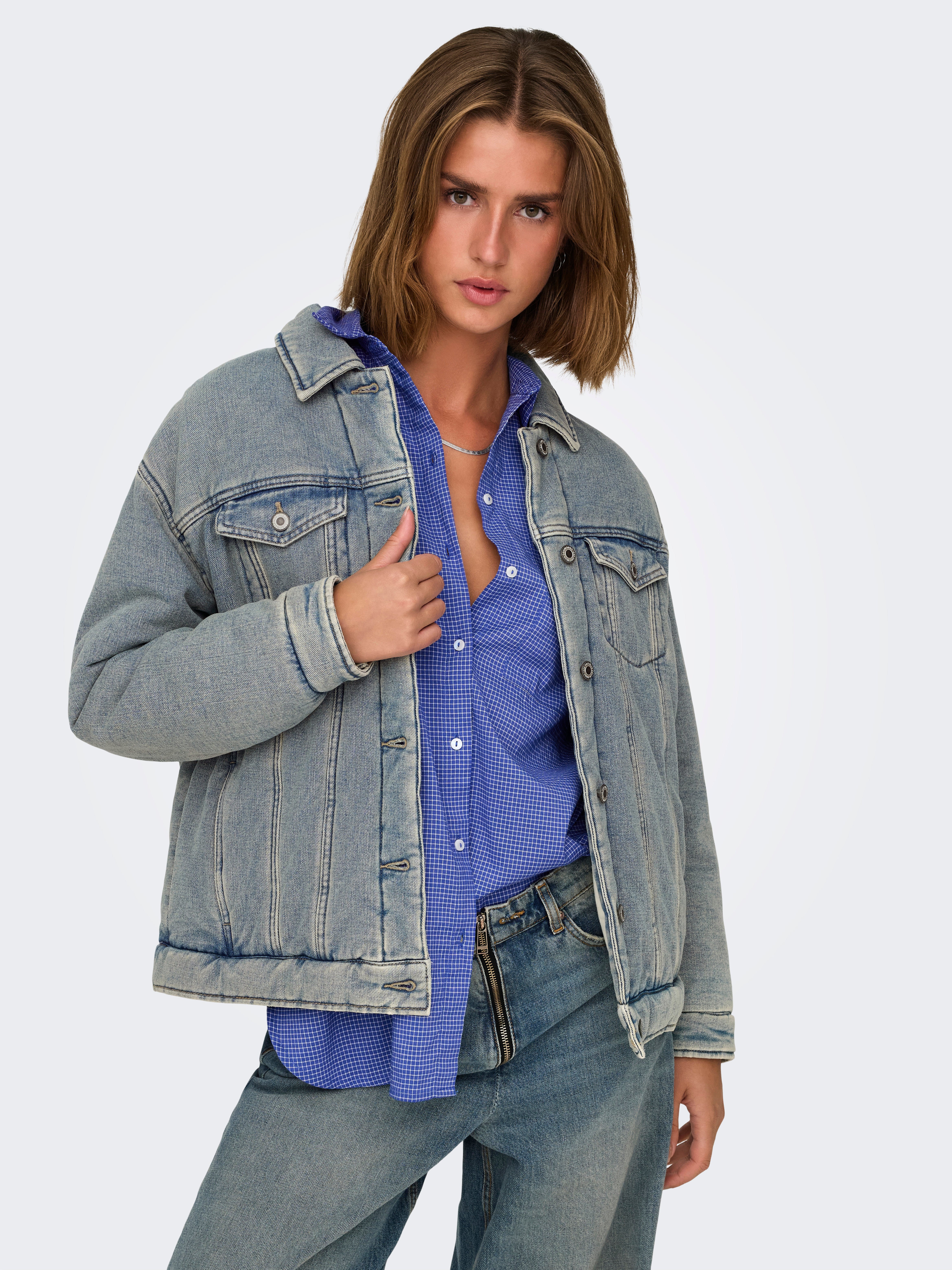ONLHESTER Jeansjacke Light Blue Denim