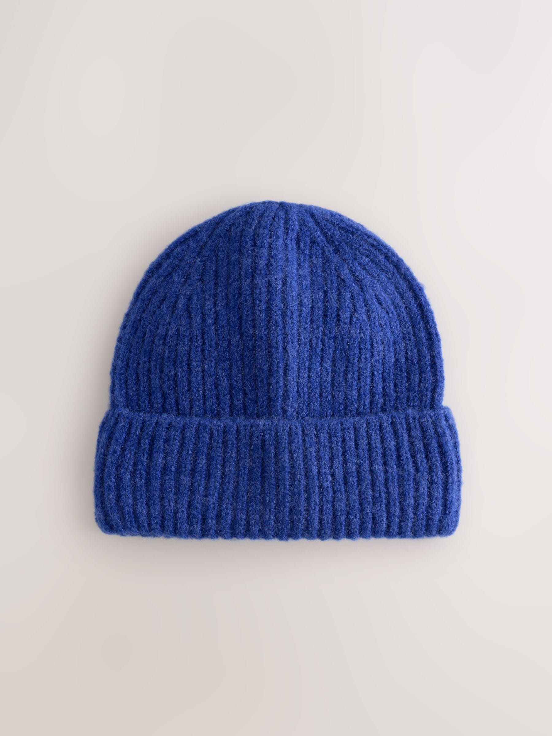 Blauw - Fluffy beanie-muts (1-16jr)