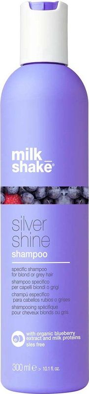 Milk Shake - Silver Shine Shampoo - 300ml - Zilver - Voor Blond en Grijs Haar