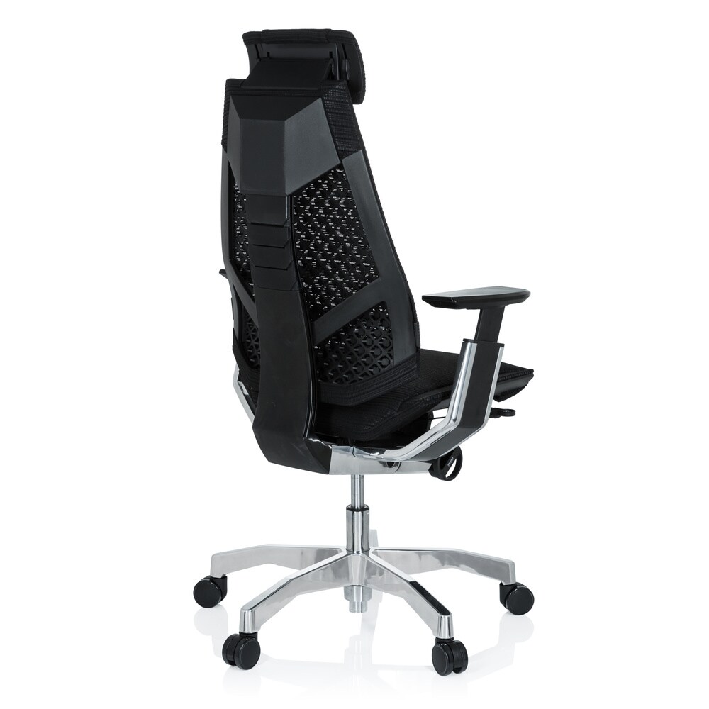 High End Bürostuhl GENIDIA PRO Netzstoff mit Armlehnen hjh OFFICE