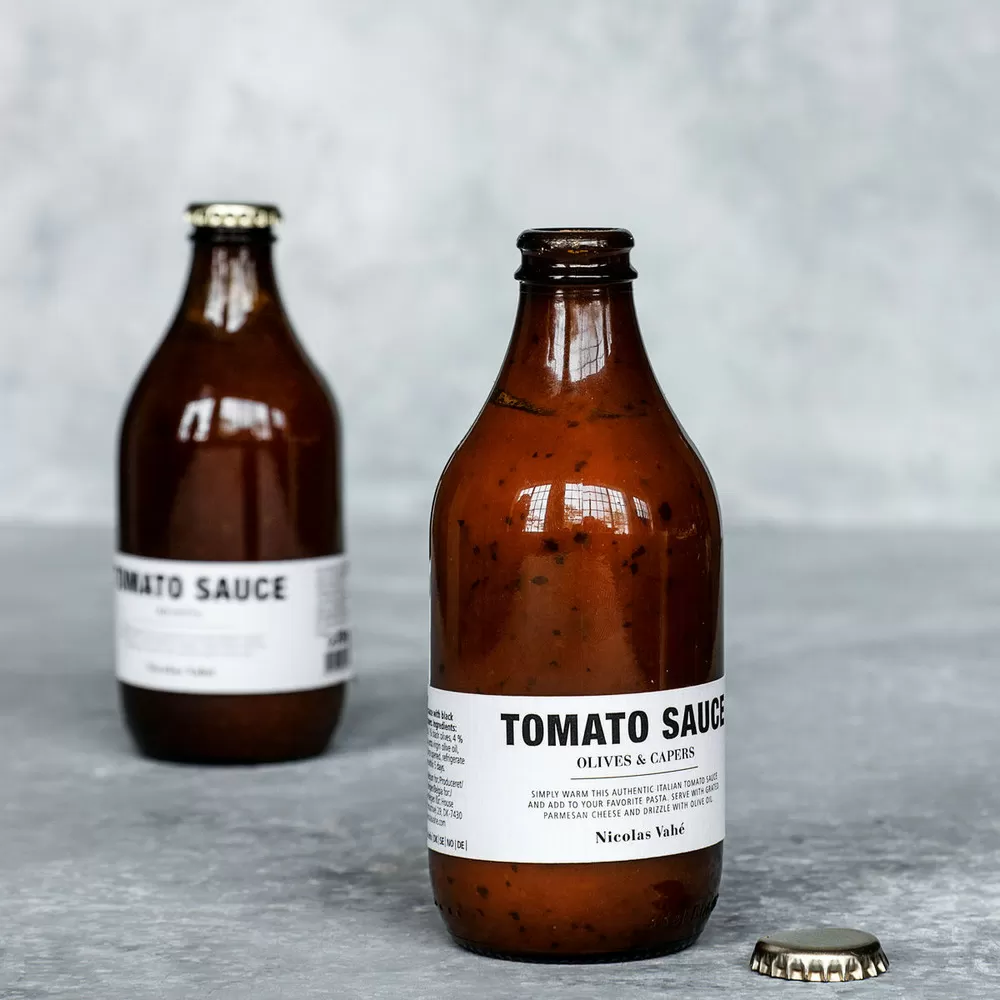 Nicolas Vahé Tomato Sauce - Olives & Capers - 330 ml