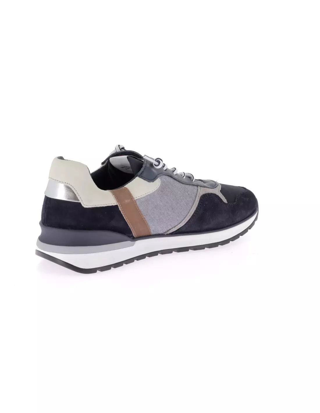REDSKINS PATRIOTIC - Baskets MARINE+GRIS+BLANC
