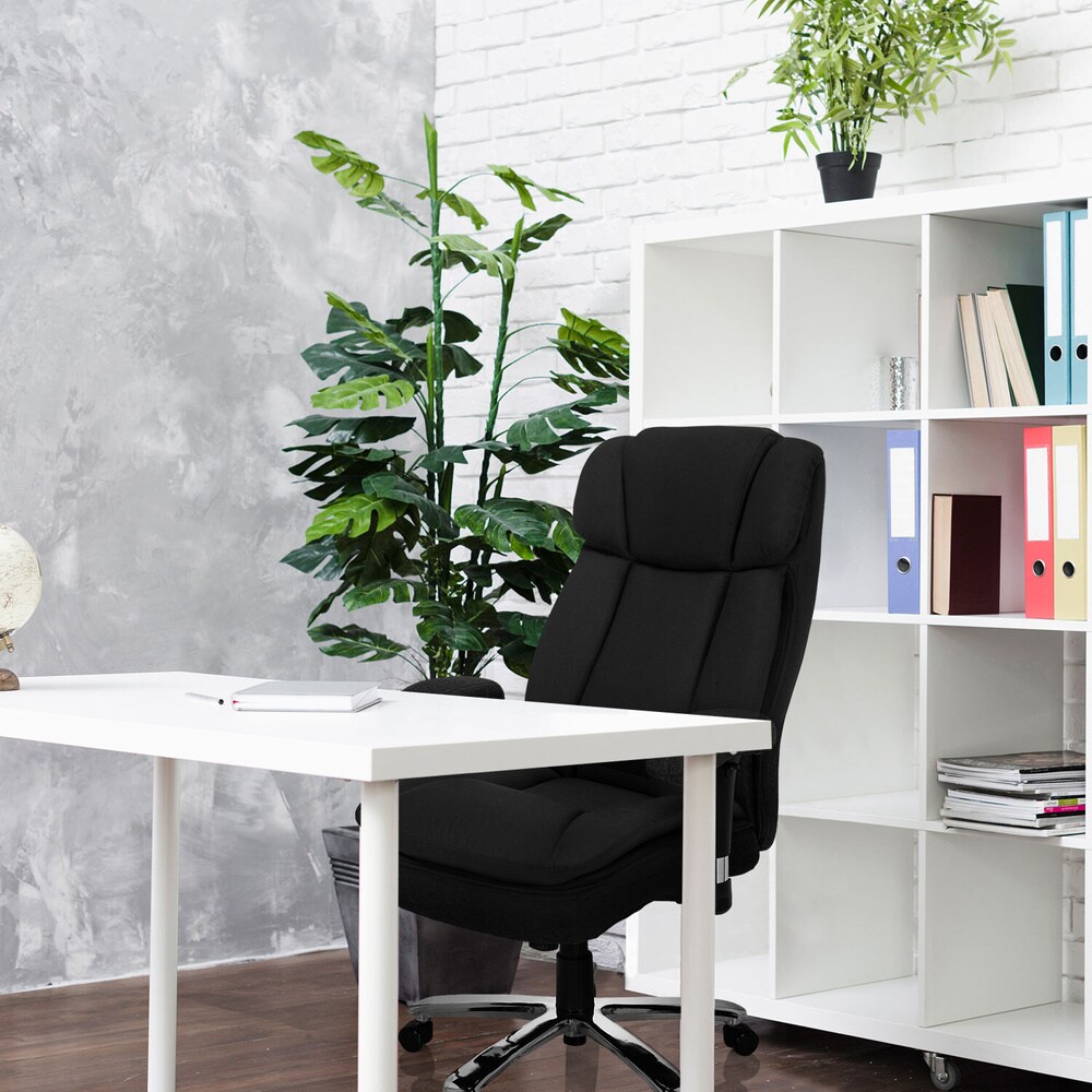 XXL Drehstuhl BUILDER XXL I Stoff mit Armlehnen (höhenverstellbar) hjh OFFICE