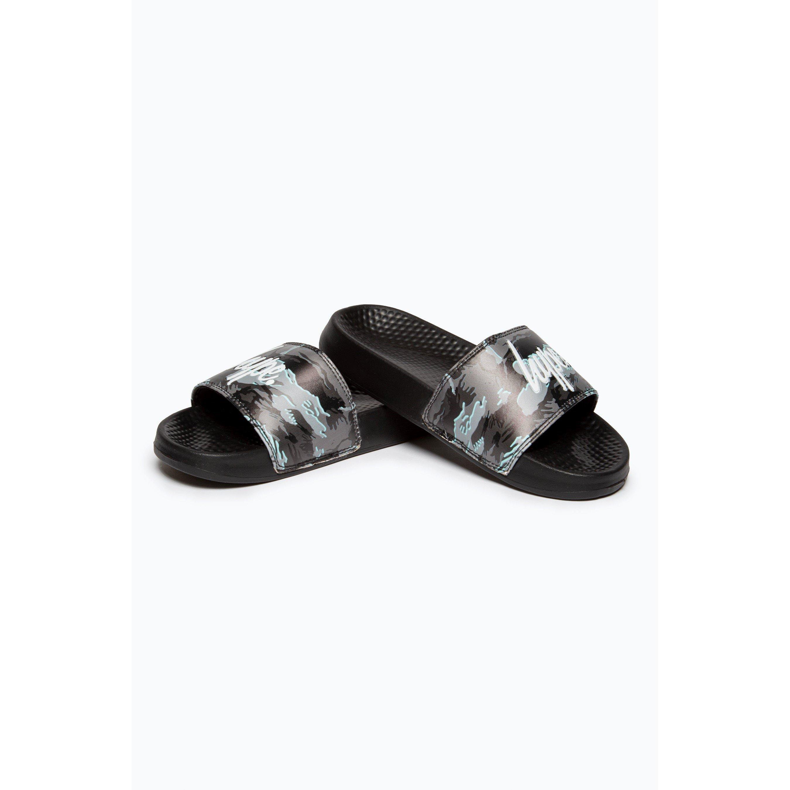 Hype Gloom Camo Sliders Juniors