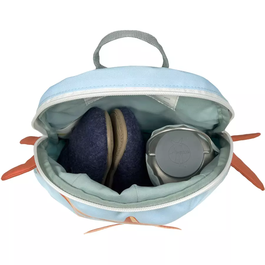 LÄSSIG Kindergartenrucksack Tiny Drivers - Propeller Flugzeug, Blau
